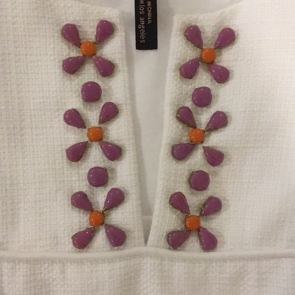 Laundry by shelli segal beaded shift dress Sz 8 - Picture 4 of 8